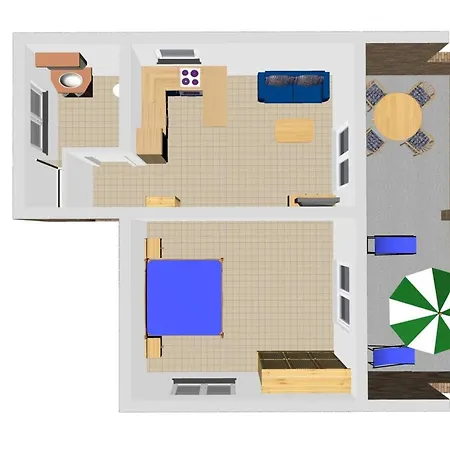 Luger 1- Og By Interhome Razanj